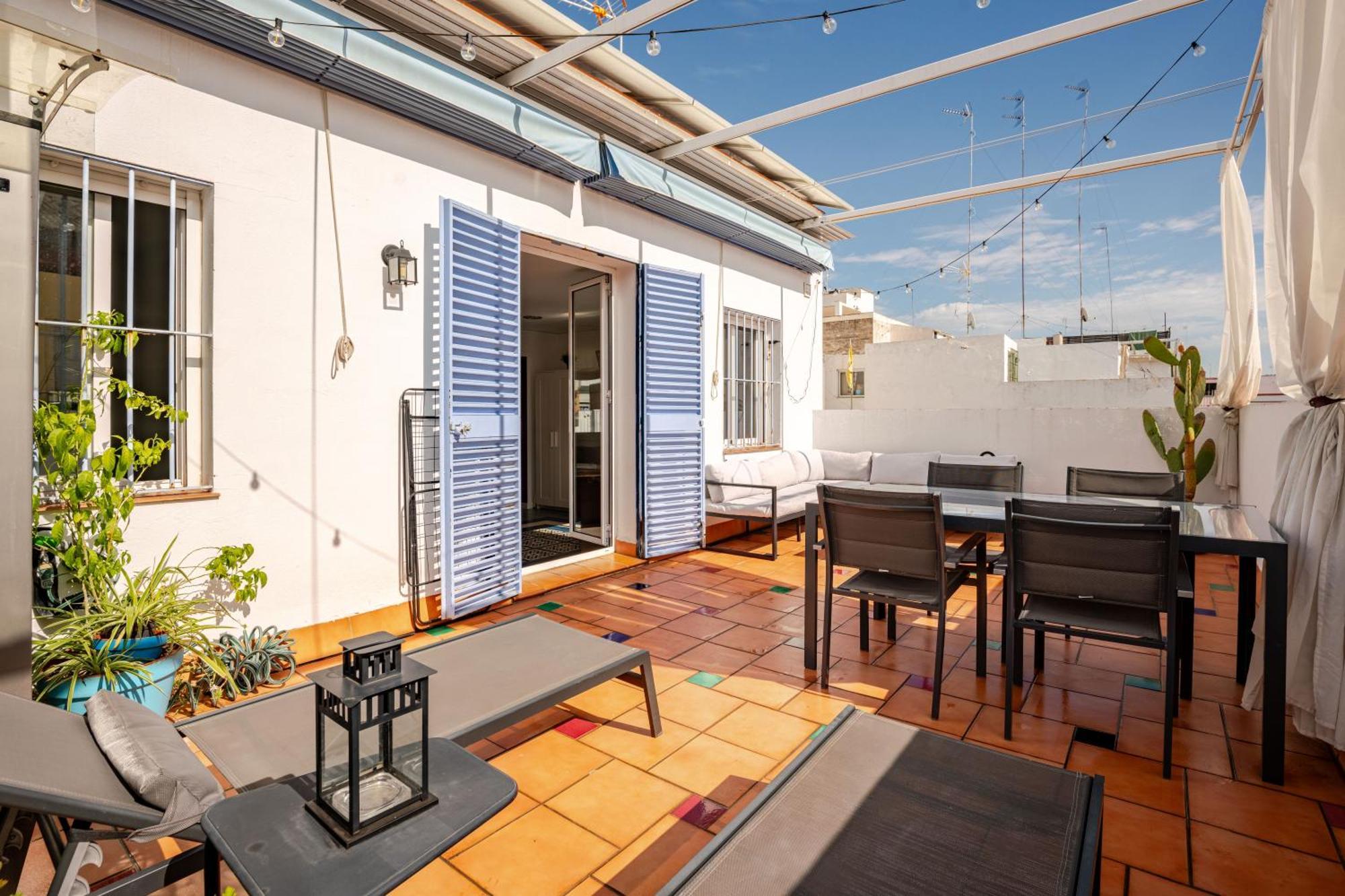 Appartamento Ático la Azotea con terraza PRIVADA Siviglia Esterno foto