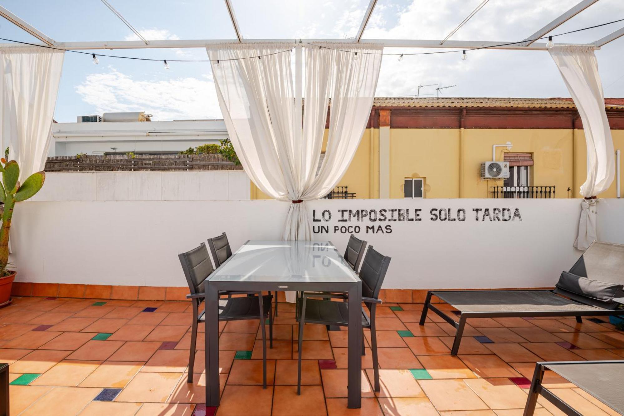 Appartamento Ático la Azotea con terraza PRIVADA Siviglia Esterno foto