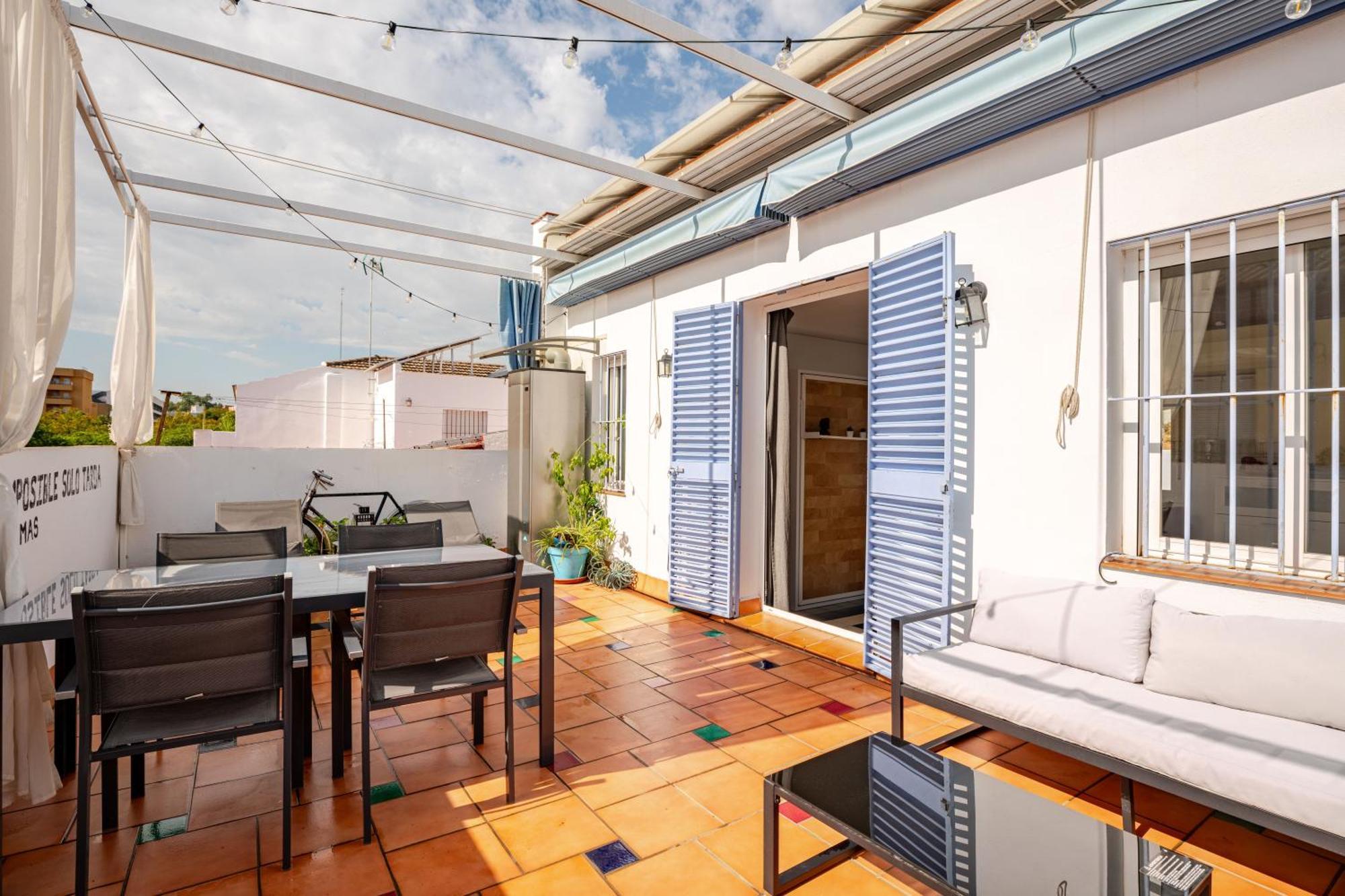 Appartamento Ático la Azotea con terraza PRIVADA Siviglia Esterno foto