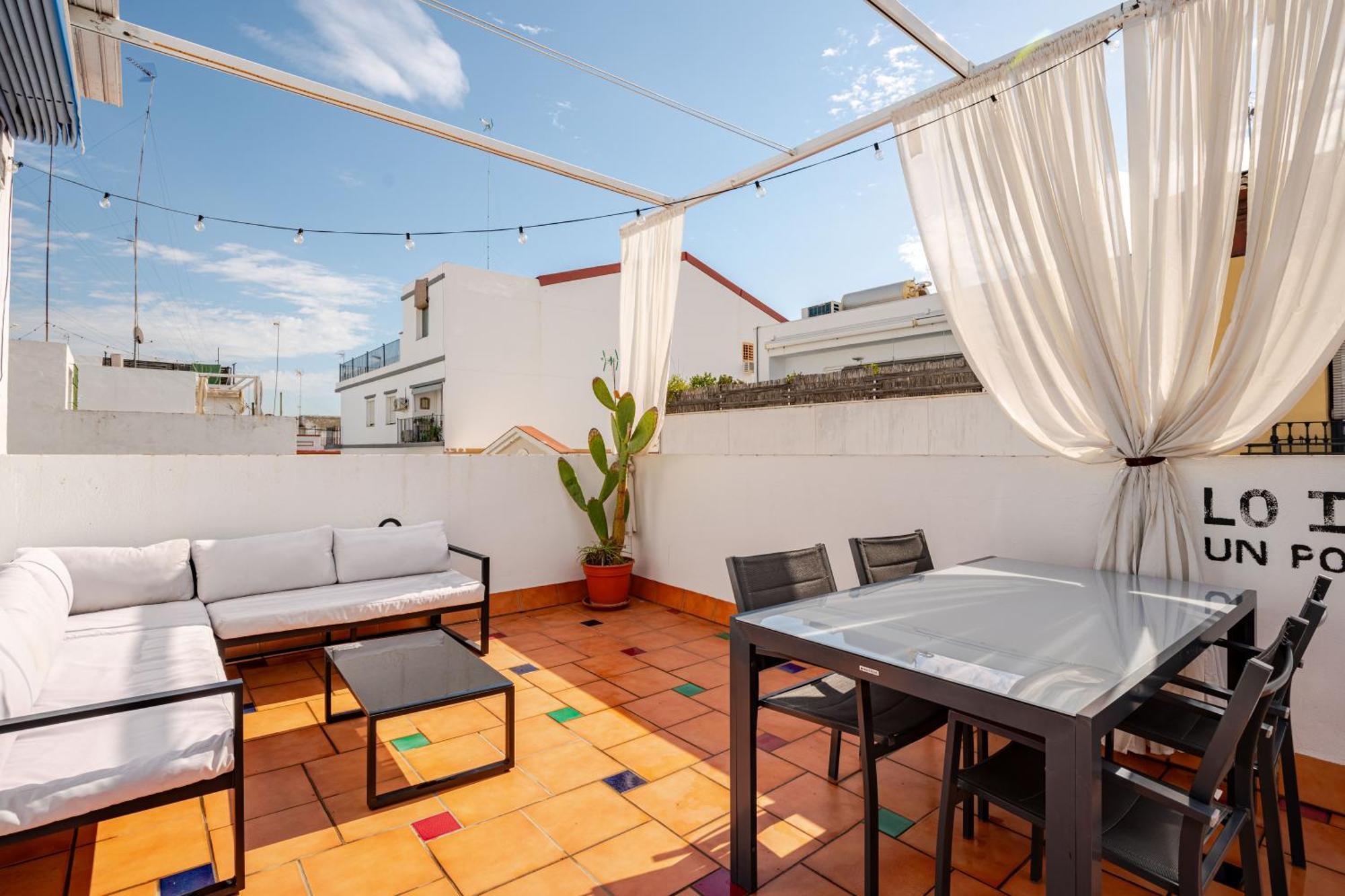 Appartamento Ático la Azotea con terraza PRIVADA Siviglia Esterno foto